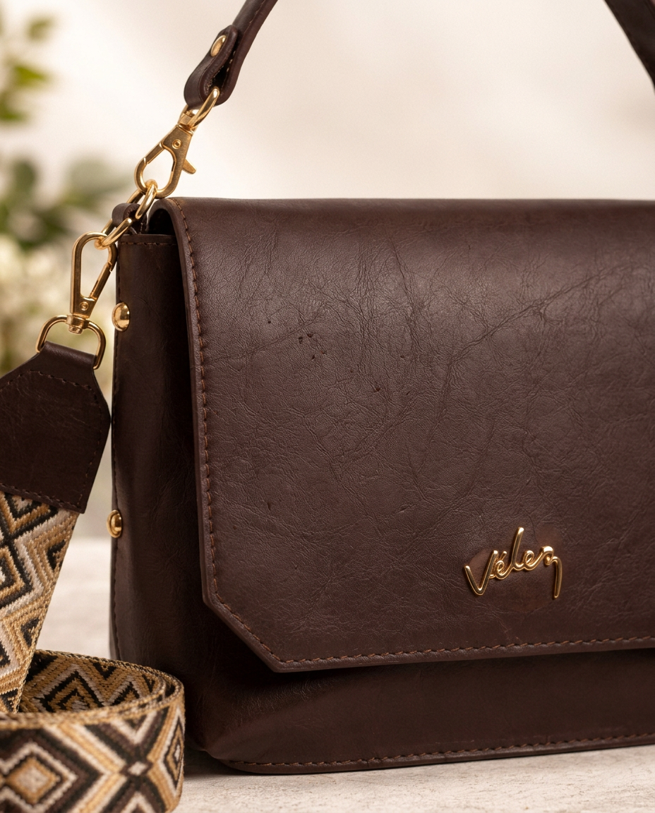 Bolso Carriel Velez de Cuero – Lanzamiento Exclusivo con 80% de Descuento