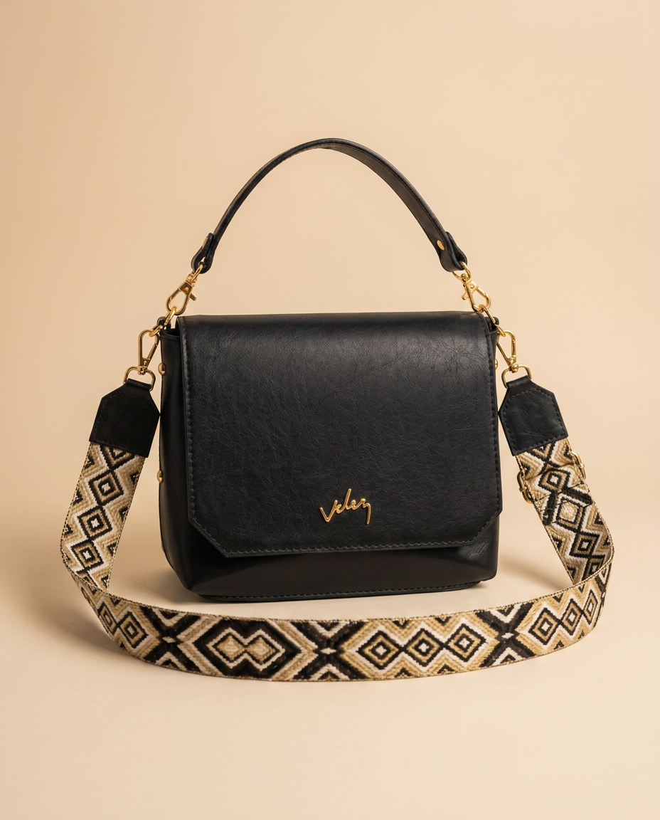 Bolso Carriel Velez de Cuero – Lanzamiento Exclusivo con 80% de Descuento