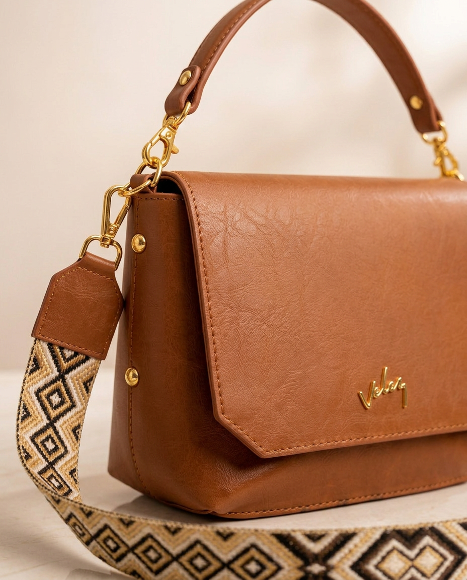 Bolso Carriel Velez de Cuero – Lanzamiento Exclusivo con 80% de Descuento